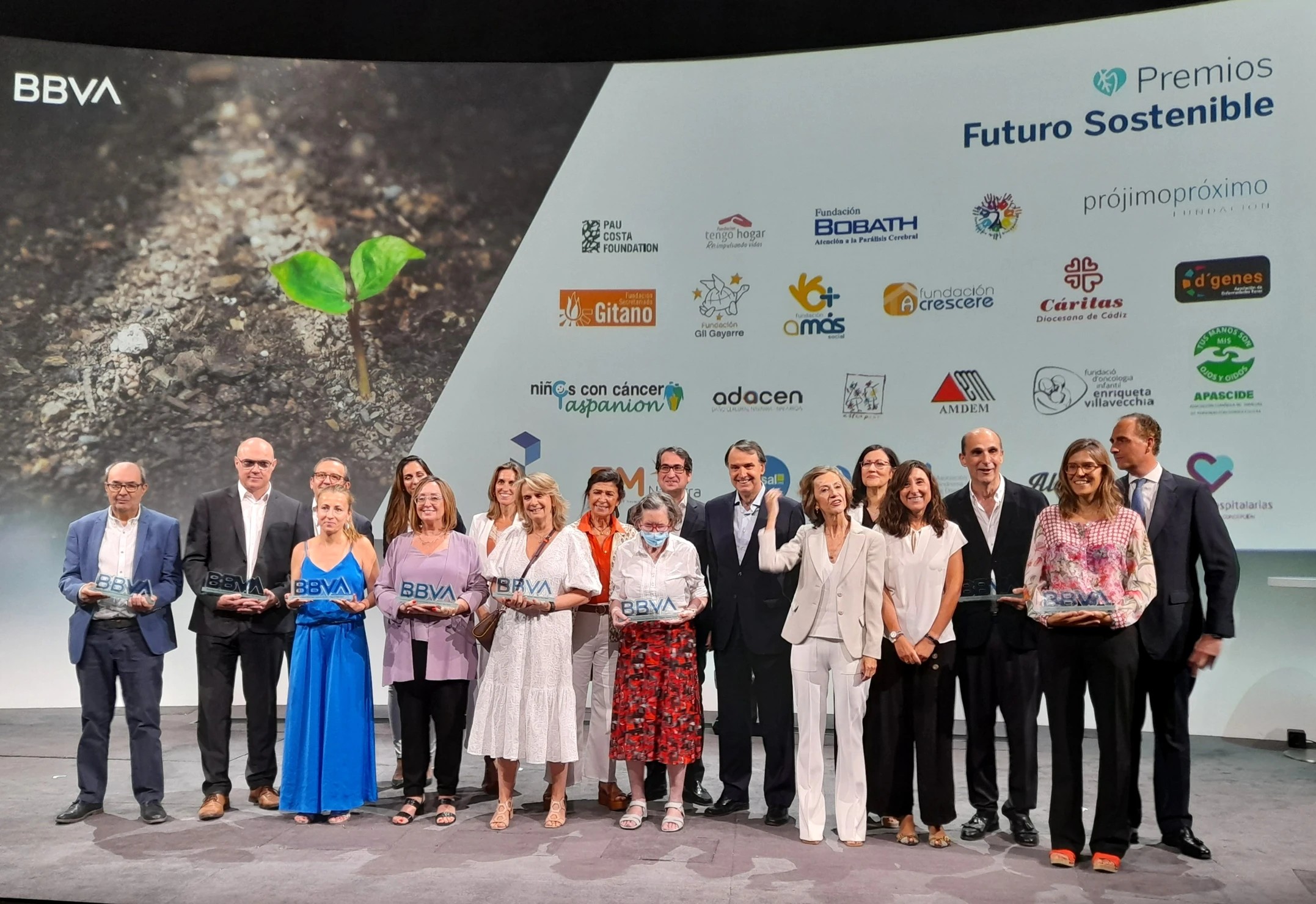 Ganadores de la IV Convocatoria Solidaria BBVA Futuro Sostenible ISR
