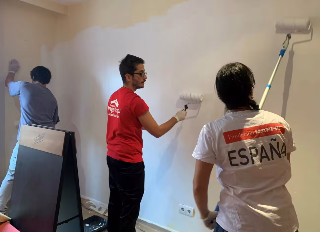 Pintamos y acondicionamos un hogar